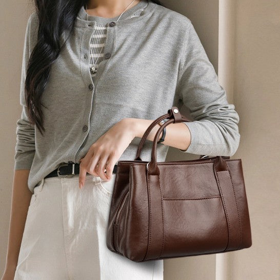 Sac crossbody nylon marron femme active