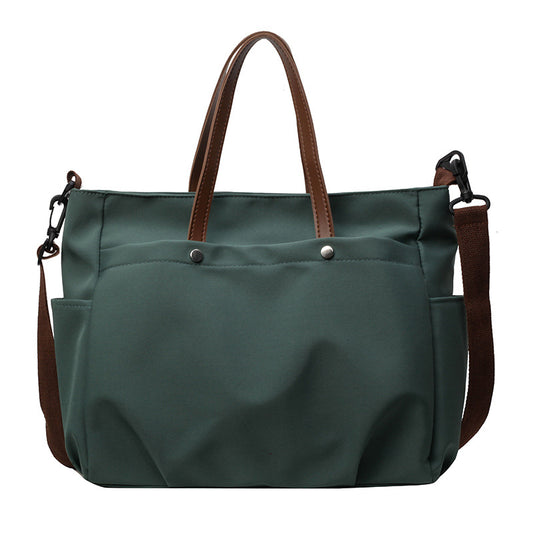 Sac épaule casual beige grande capacité