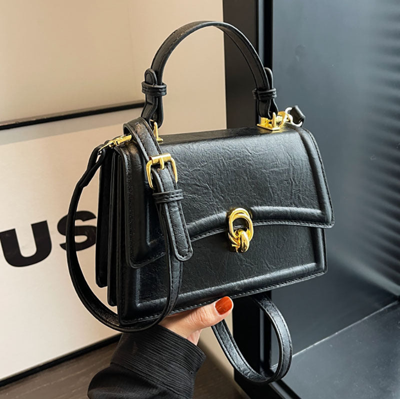 Mini sac carré marron
