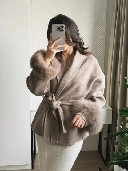 Manteau Laine Double Face — Lise